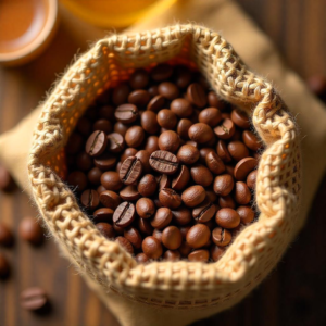 Vanilla & Cream Flavored Coffee Beans